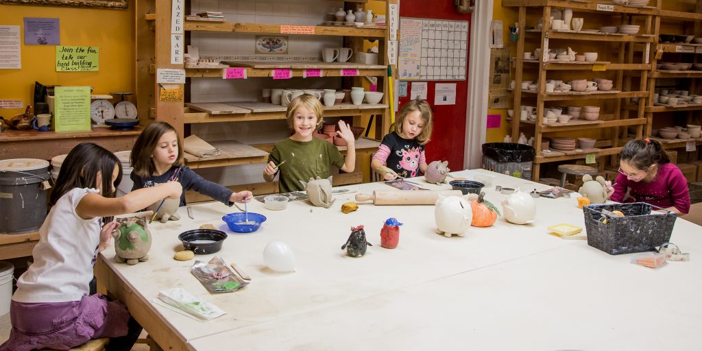 Kids in Clay Hand Building Class with Tiffany Yates! | LibertyTown Arts ...