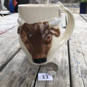 Betsy Curtiss Bull Mug #11