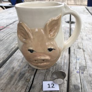 Betsy Curtiss Pig Mug #12