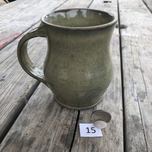 Betsy Curtiss Grey/Green Mug #15
