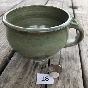 Betsy Curtiss Grey/Green Mug #18