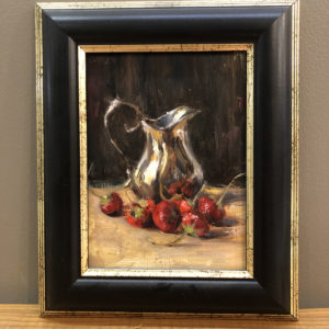 Laura Craig “Strawberries With Silver Creamer”