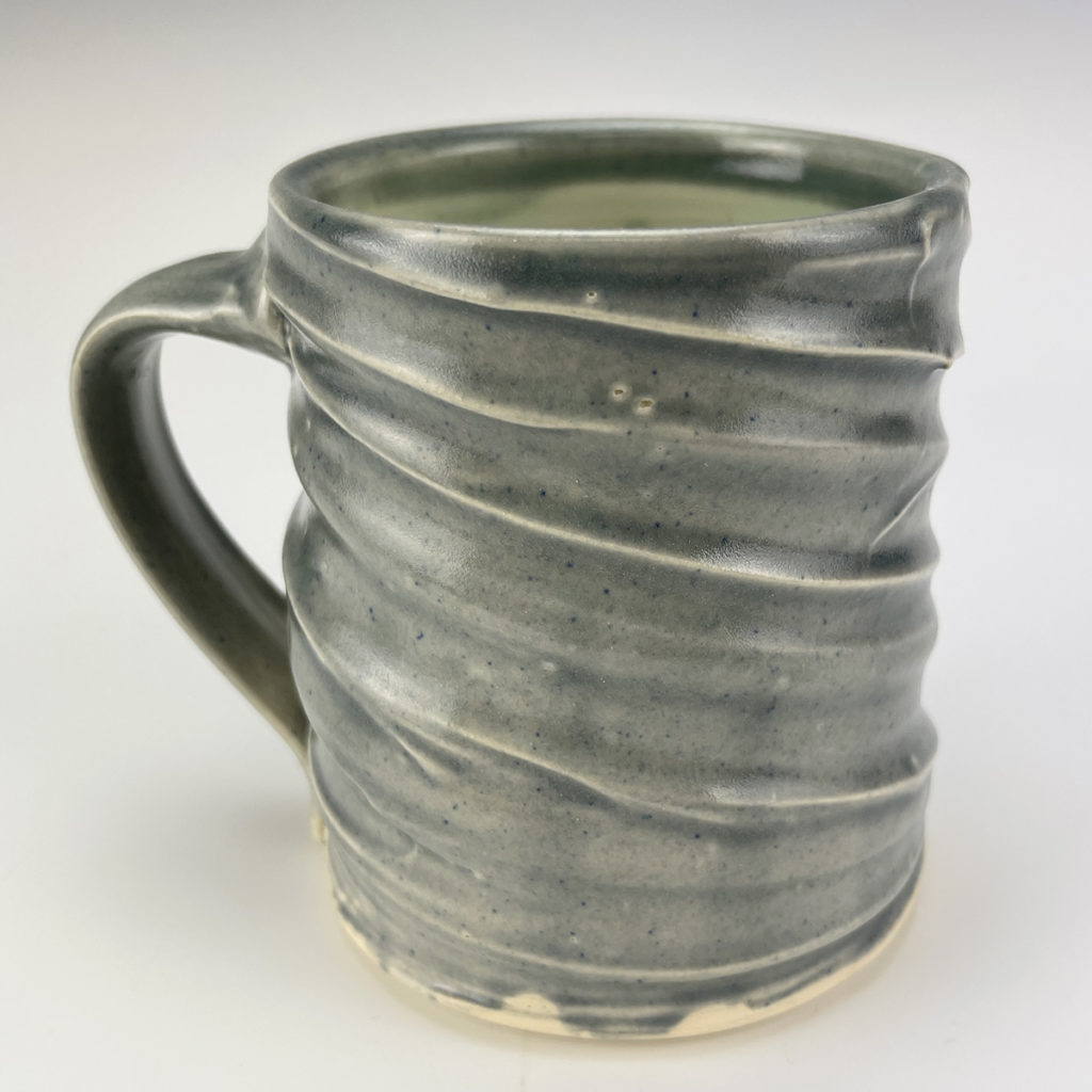 Kevin Rudd Mug Grey Slip Mug A by Kevin Rodrigue | LibertyTown Arts Workshop