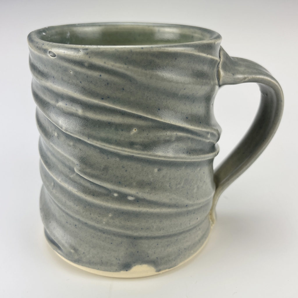 Kevin Rudd Mug Grey Slip Mug B by Kevin Rodrigue | LibertyTown Arts Workshop