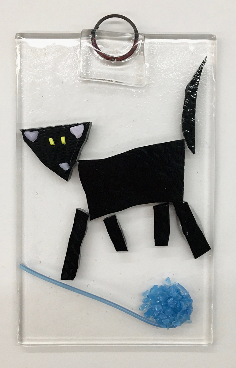 Cat with Yarn Suncatcher