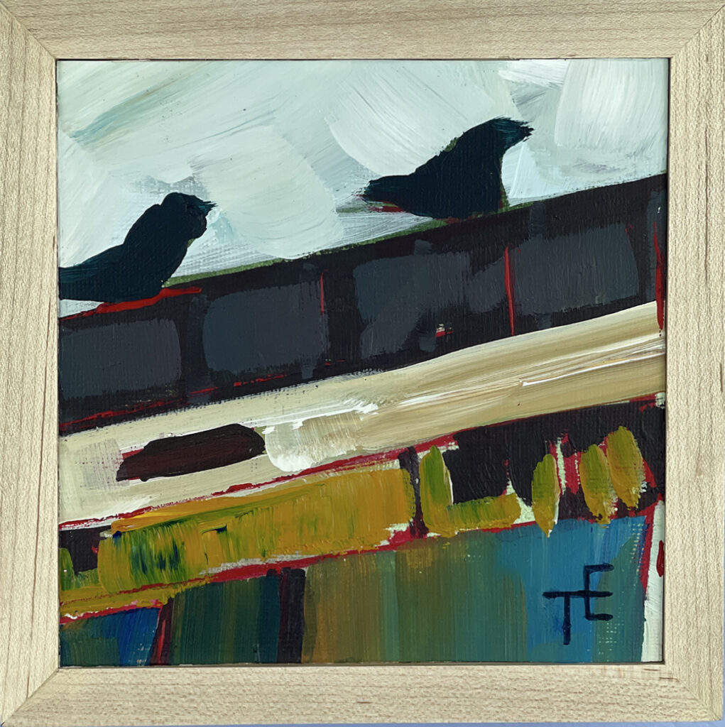 Two Crows for Lunch-Tracy Eastman | LibertyTown Arts Workshop