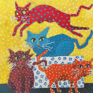 “Cats And Dots” By Amanda Carter