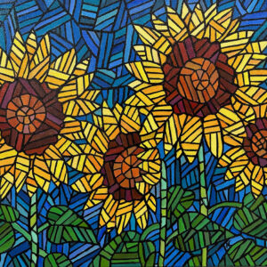“Sunflowers In Pieces” By Amanda Carter