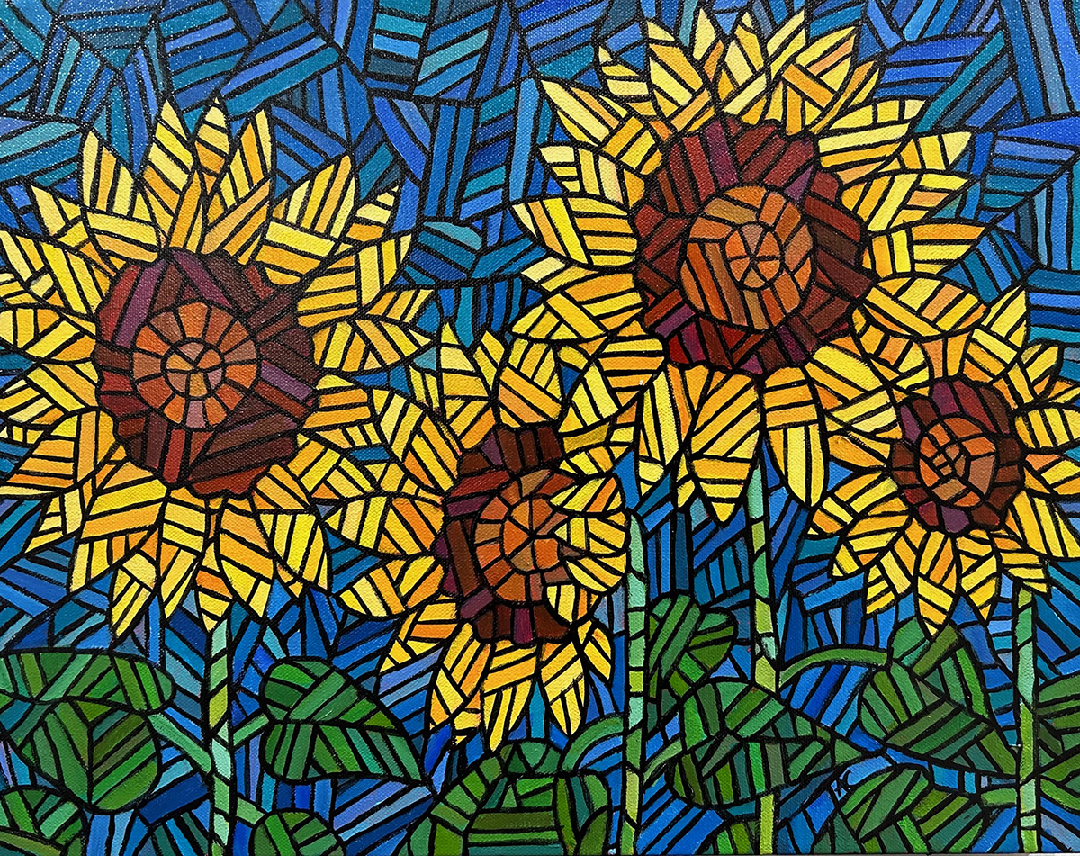 Sunflowers in Pieces Amanda Carter