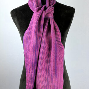 “Pink And Purple Scarf” By Rita Brown