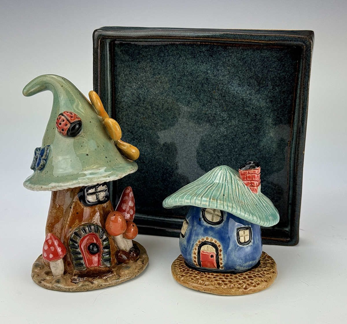 Fairie Houses and Tray View B-Sabine Mullin