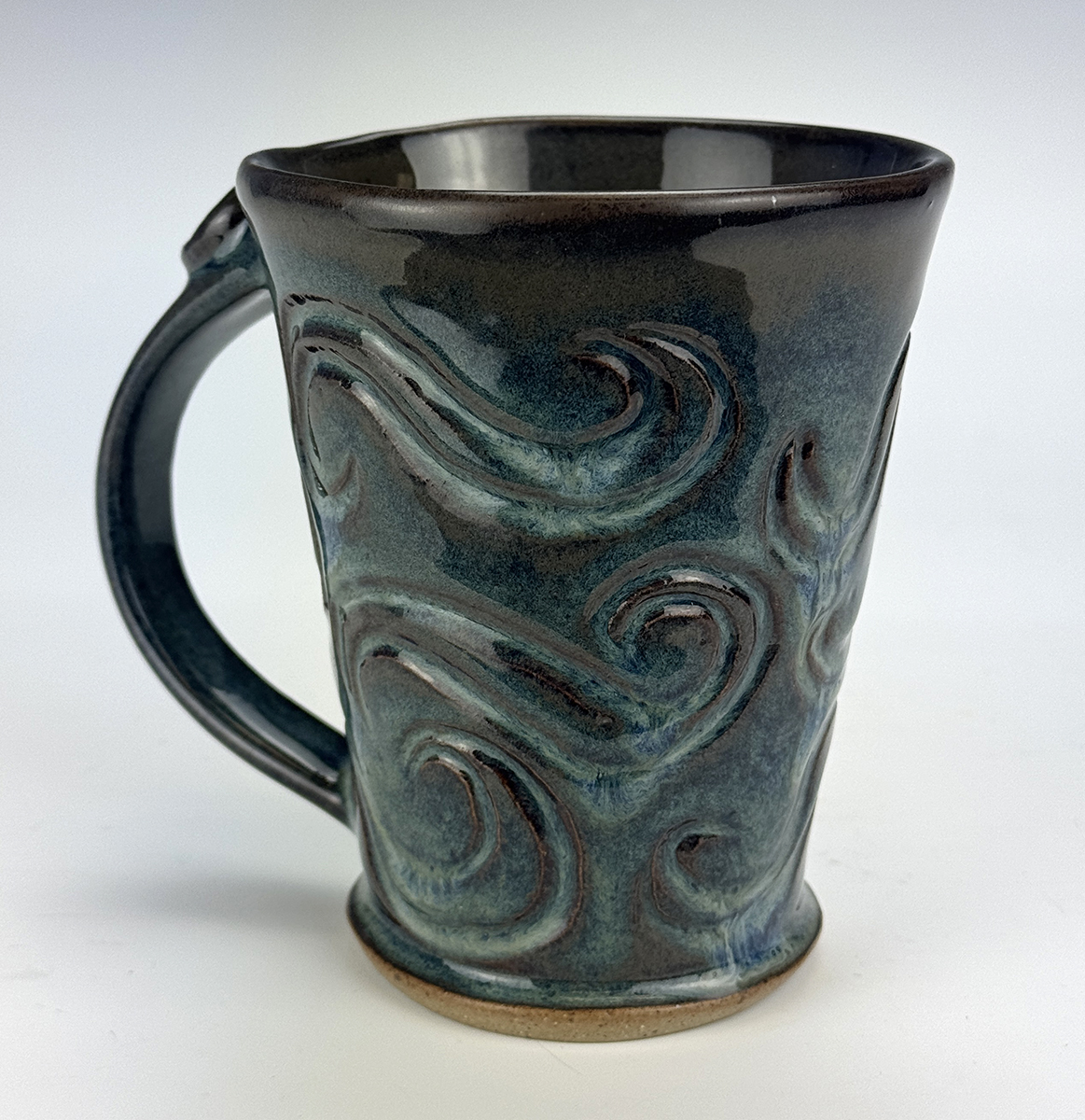 Blue Wave Mug-Sabine Mullin