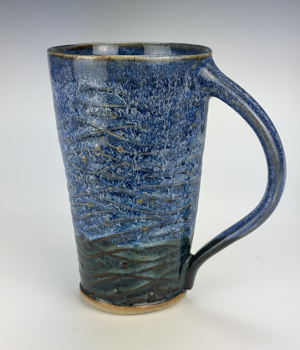 Floating Blue Mug-Sabine Mullin