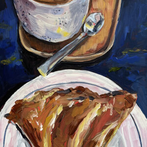 “Café Y Pastel En Barcelona” By Kelly Rozwadowski