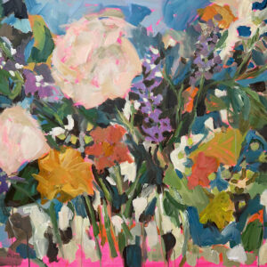 “Delphinium In Blue” By Caroline Murphy