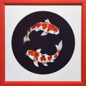 “2 Coy Koi” by Iris Cheatham