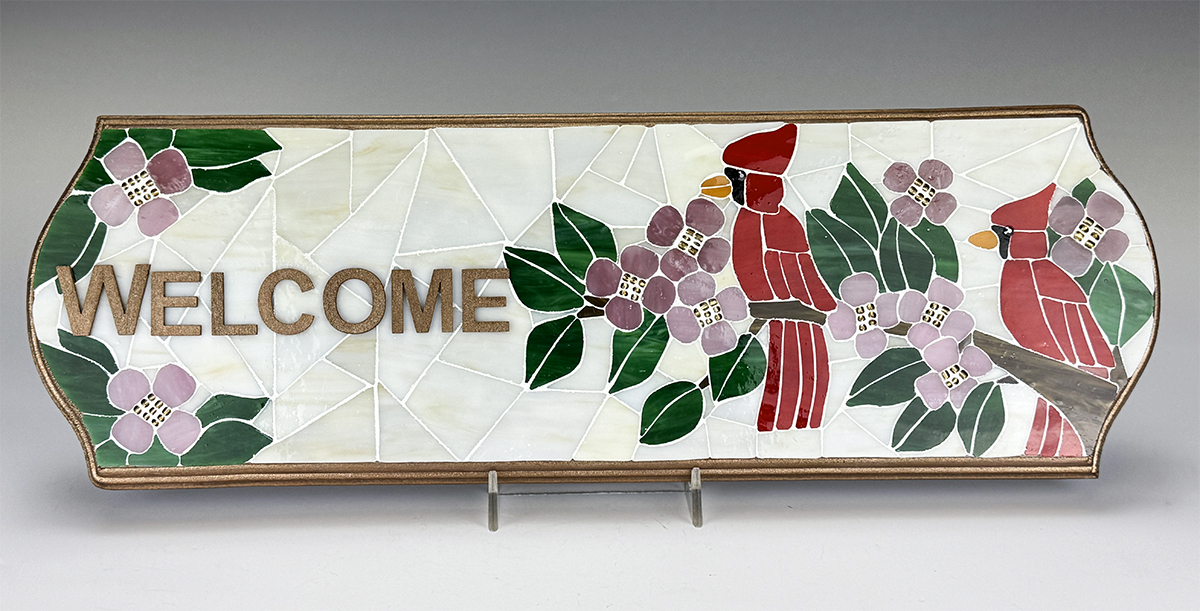 A Cardinal and Dogwood Welcome-A