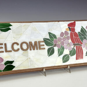 “A Cardinal and Dogwood Welcome” by Beverly Brown