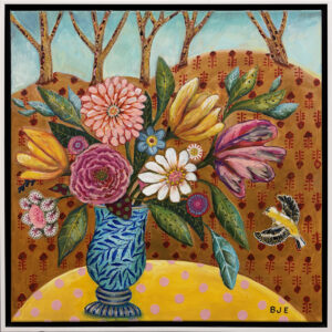 “Autumn Field Of Flowers” by BJ Elvgren