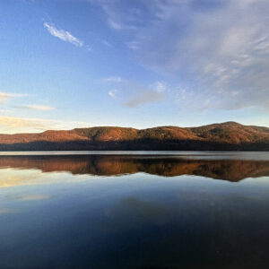 “Tranquil Glow of Mountain’s Edge” by Mary Grenchus-Allen