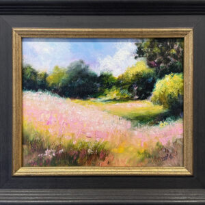 43. “Blush Pink Meadow” by Ariel Freeman