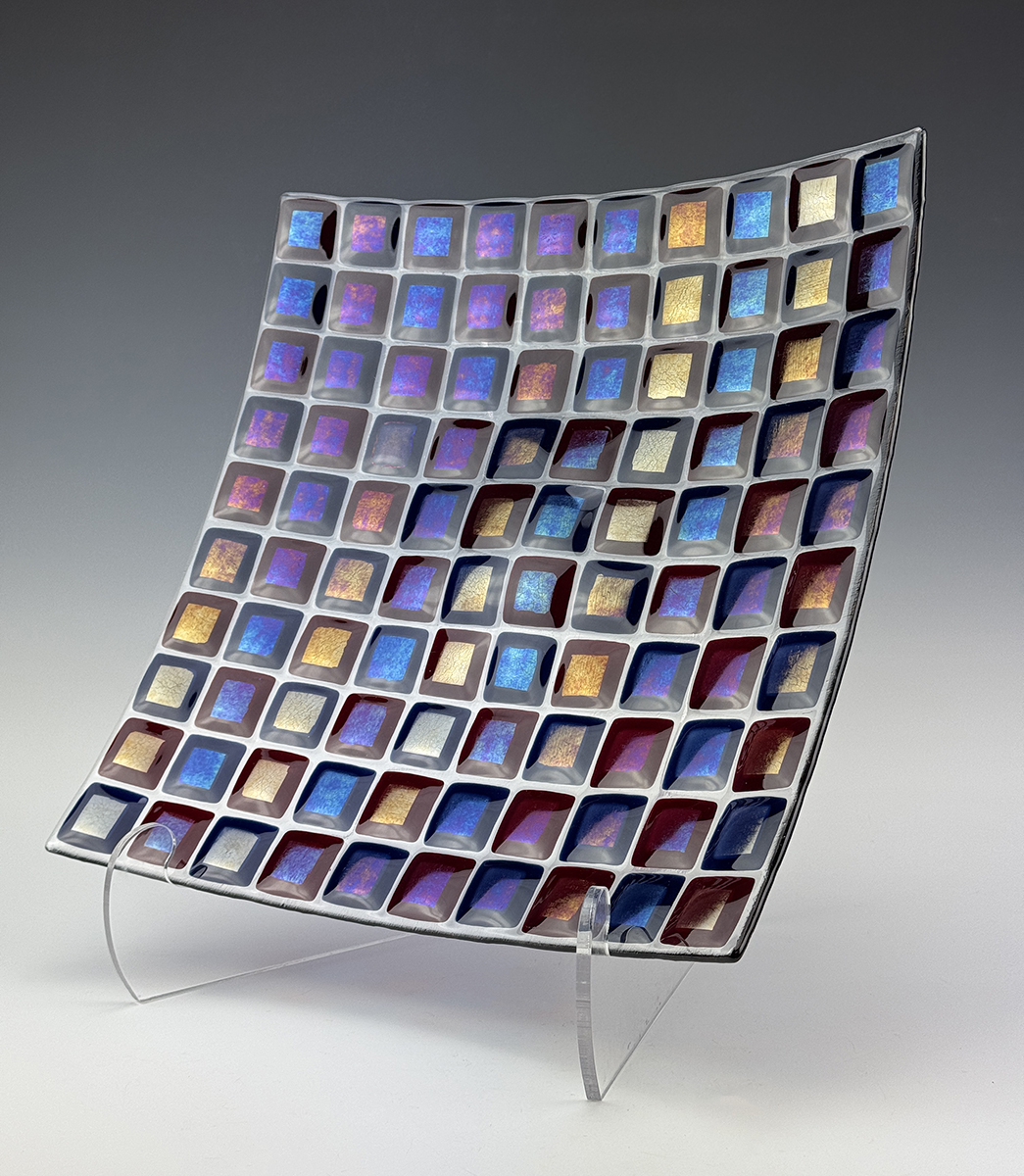 Stacked Squares Platter B-Gayla Lee