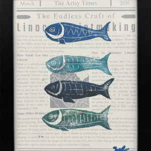 “Blue Fish on the News” by Sandra Rodriguez