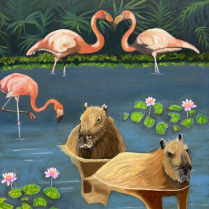 “Capybara Social Club” by Dorian Lemasters