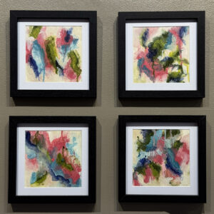“Color Drift I-IV” (Set of Four) by Dana Fritz