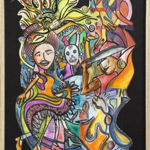 “Fiesta Fresca with a Sword” by Rosana Lopez Haugh
