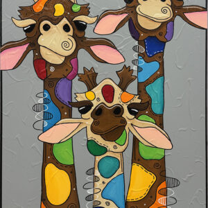 “Gwen, Garrit and Garth” by Angel Tighe