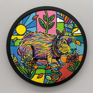 “Petals the Capybara” by Elena Pratt