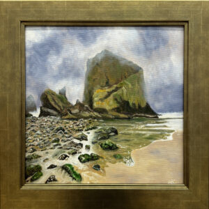 “Haystack Rocks, Cannon Beach, Oregon” by Alice Crane