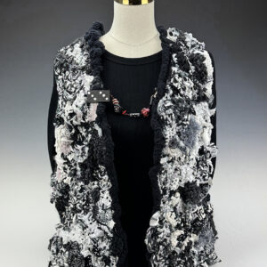 “Black and White Vest” by Sally Cooney Anderson